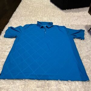 Nike Golf Dri-fit Blue Polo Shirt